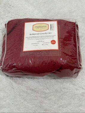 🥕 NWT Mellanni Fine Linens Quilt & 2 Shams Cal King
